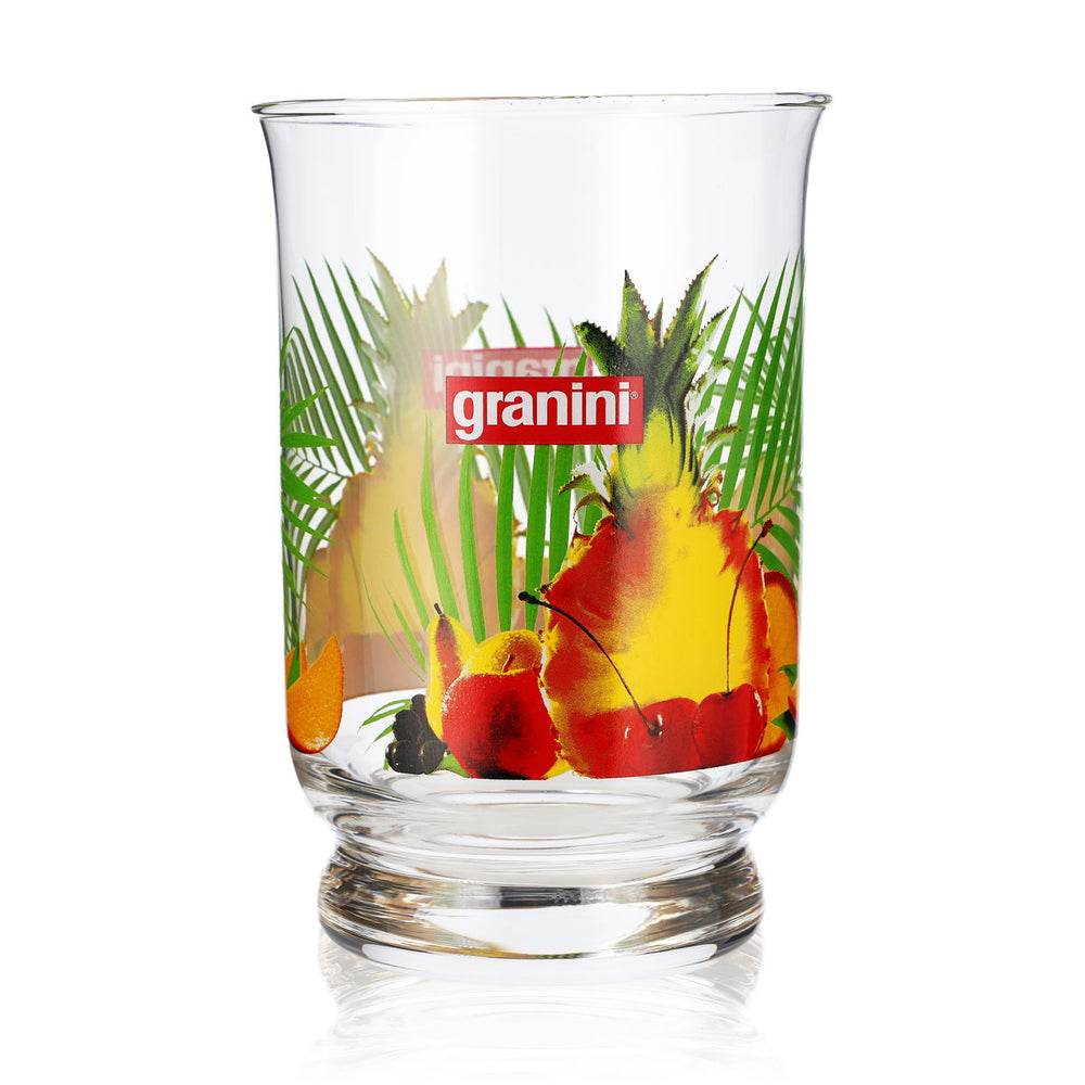 Granini Juice XXL Glass Juice Glass 0.8l Fruit Juice Glass Cup Colorful Pattern