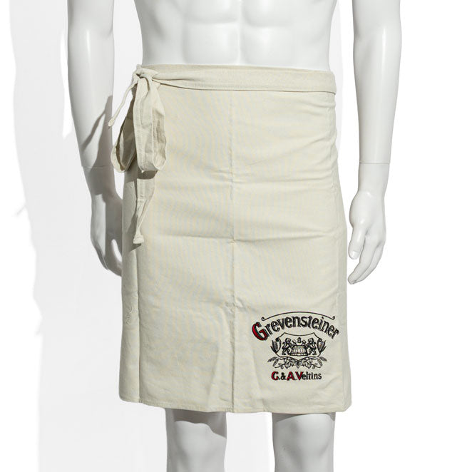Grevensteine Beer Restaurant Apron Waiter Apron Short Beige Design