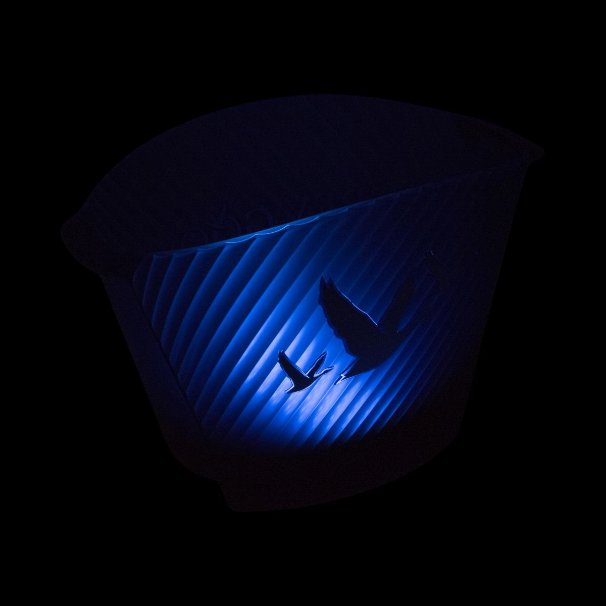 Grey Goose Cooler Blue Magnum Striped LED 2 Bottle Illuminated Ice Bucket – View 4