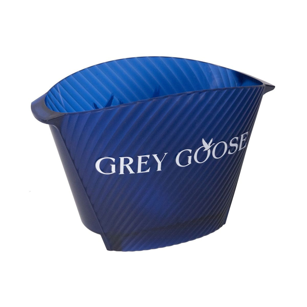 Grey Goose Cooler Striped LED 4 Bottle Illuminated Ice Bucket Bottle Cooler
