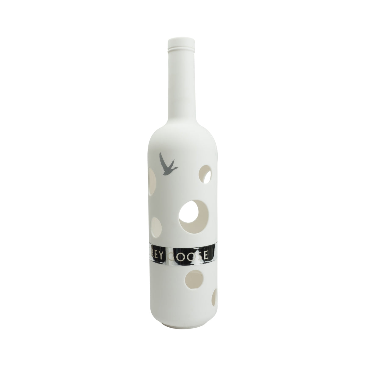 Grey Goose Vodka Glorifier Holes White 1L Bottle Display Stand Decoration Bar – View 2