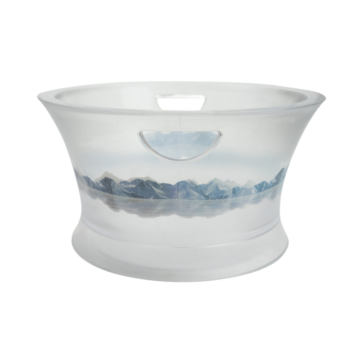 Grey Goose Vodka Cooler Magnum Old Version Thick Plexiglass Mountains Bird Ice Bucket Handles – View 3