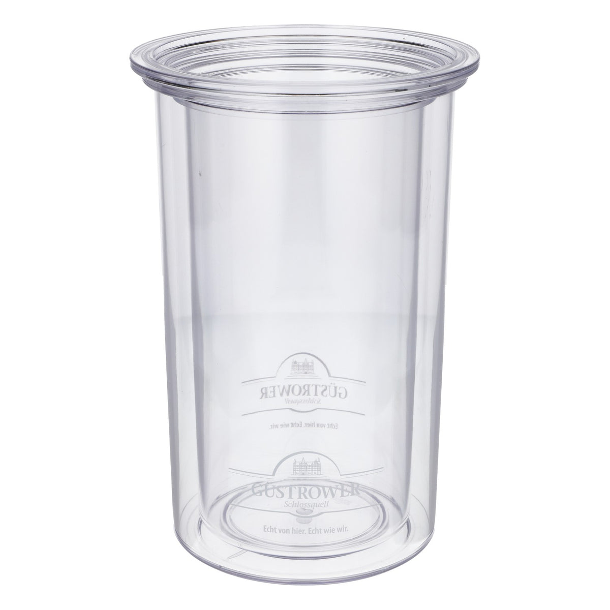 Güstrower Schlossquell Double-walled acrylic bottle cooler 0.7 l / 1.0 l – View 2