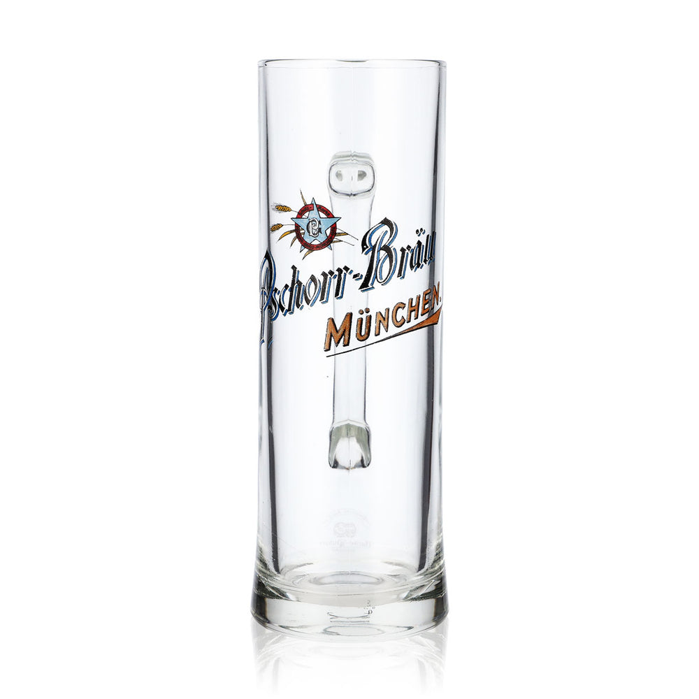 Hacker Pschorr Beer Glass, 0.5-liter Mug, Pschorr-Bräu Munich