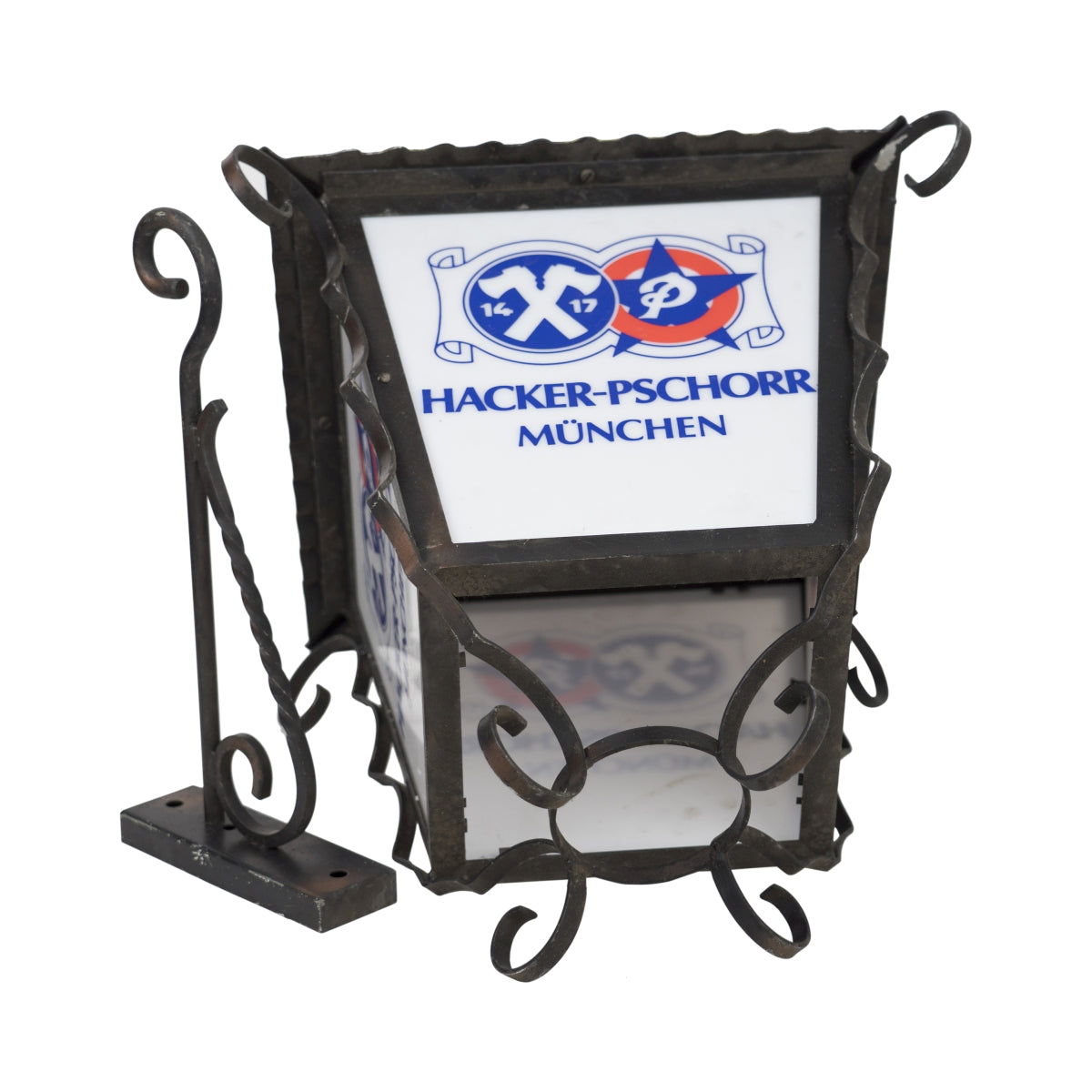 Hacker Pschorr beer hanging lantern brewery restaurant lamp beer garden – View 4