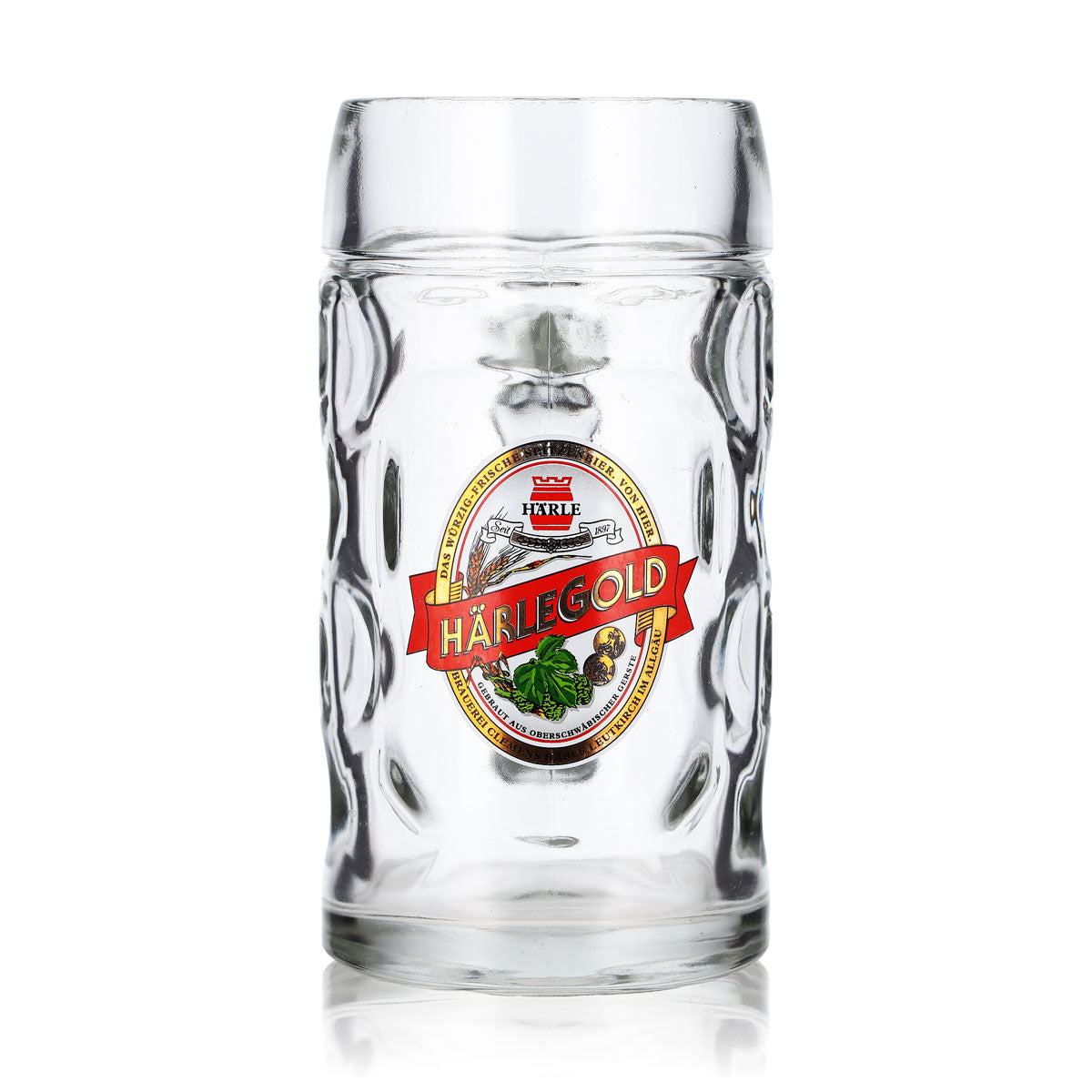 Härle Gold Beer Glass, 0.5-liter Mug