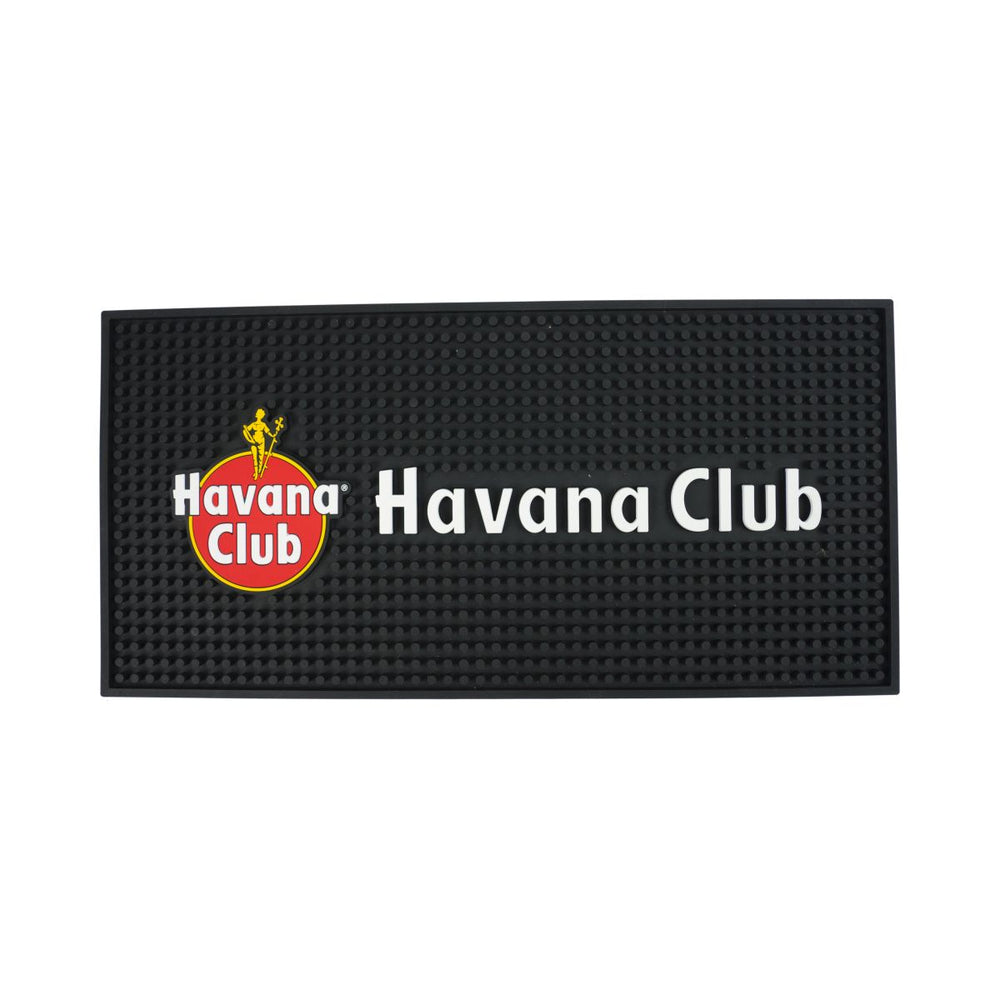 Havana Club Bar Mat 45x22 cm Black Rubber Service Mat Counter
