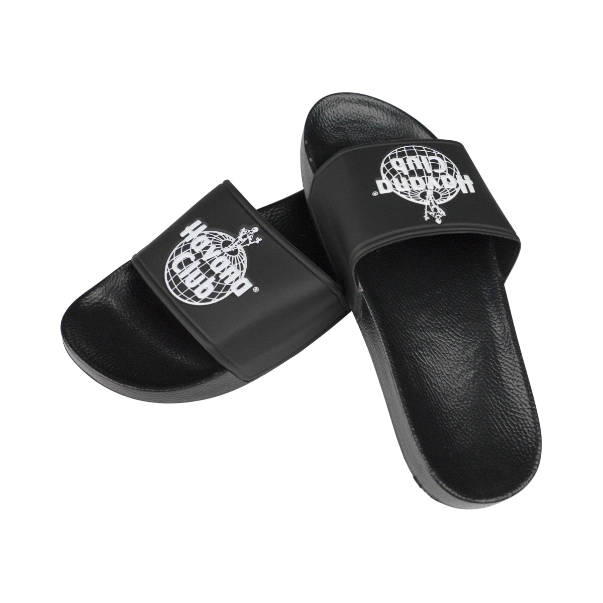 Havana Club Flip Flops Black Size 45 Rubber Unisex Slippers Shoes Sandals