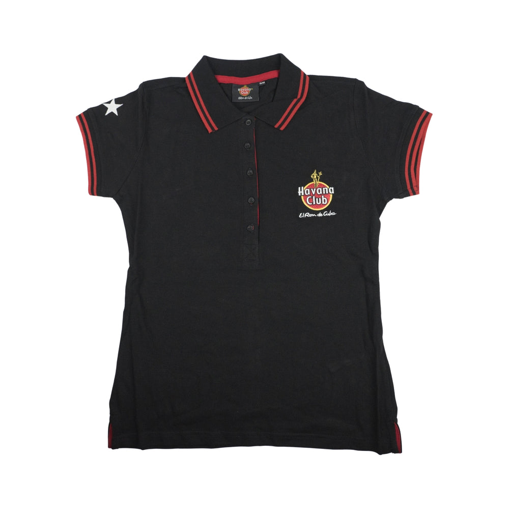 Havana Club Polo Shirt Shirt Logo Embroidery Women's Outerwear Size S/M Gastronomy