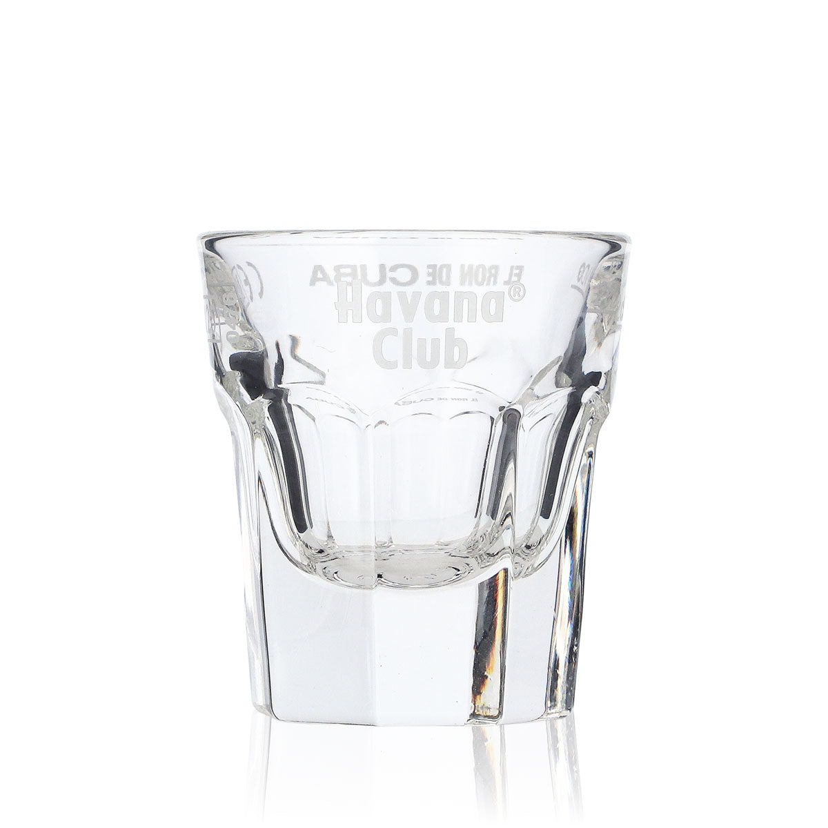 Havana Club Rum Glass Shot Glass Stamper 2cl Shot Glass El Ron de Cuba