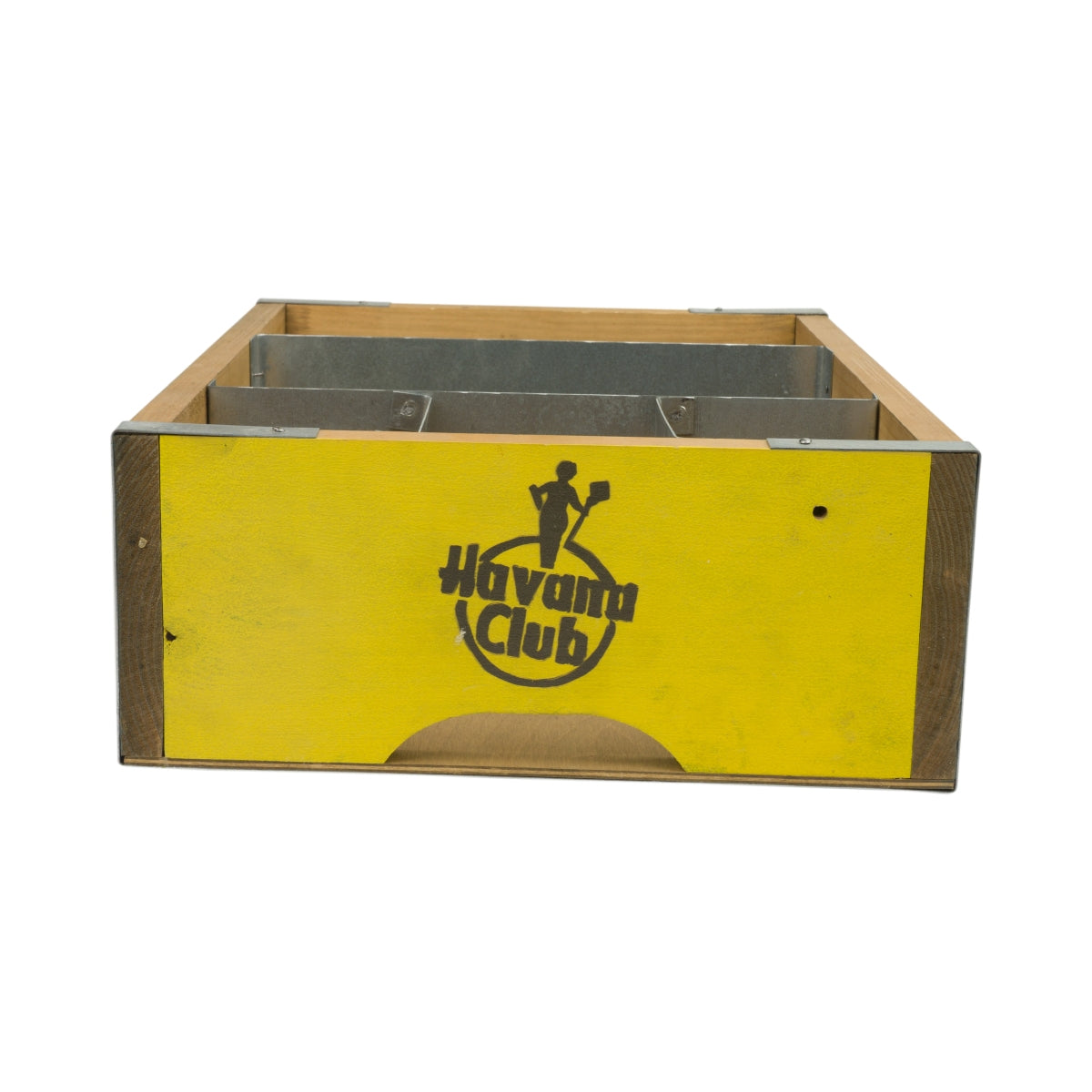 Havana Rum Barcaddy XL Wooden Organizer Bar Box Cooler Display Show Yellow – View 2