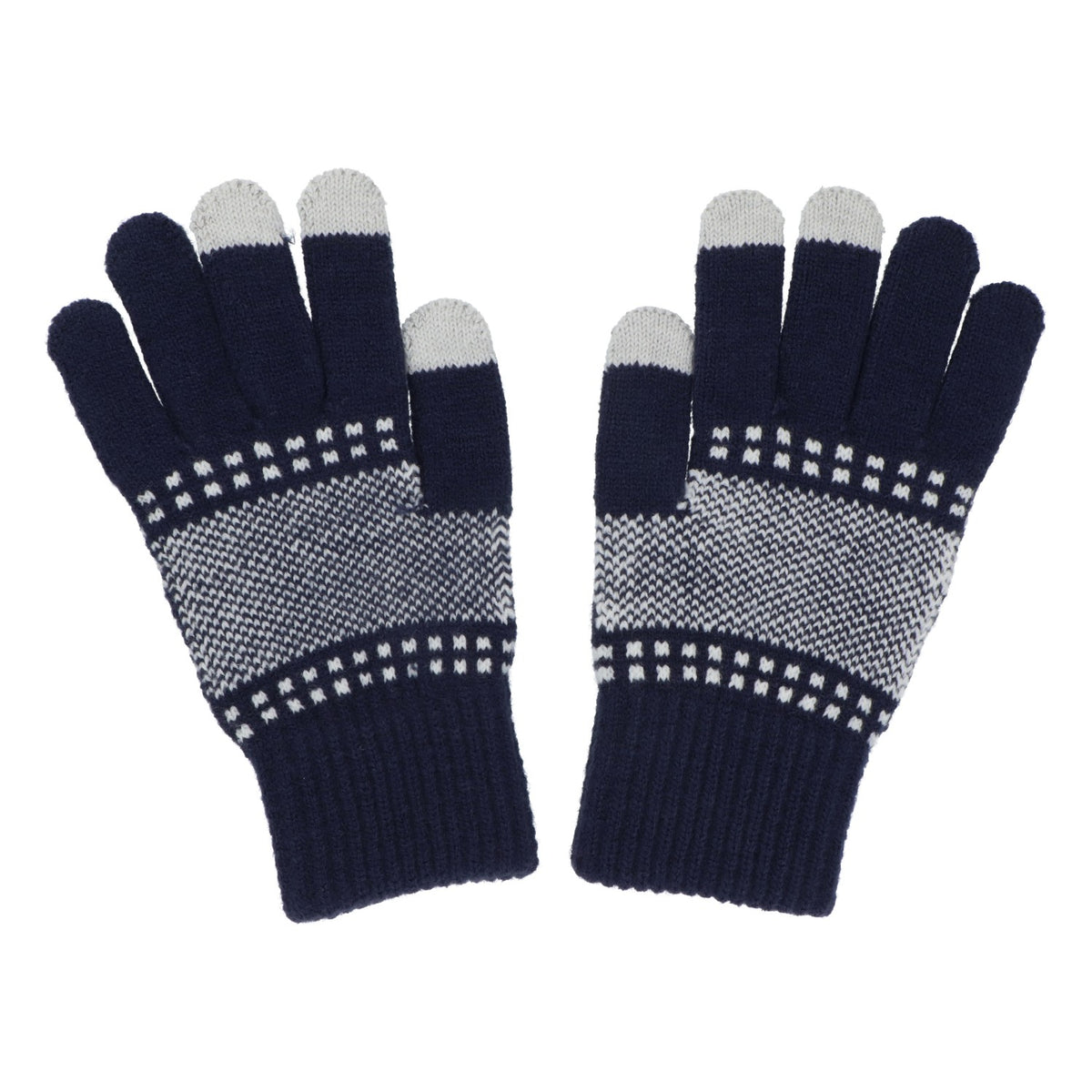 HB Munich Beer Wool Winter Gloves Touchscreen Snowflakes – View 4