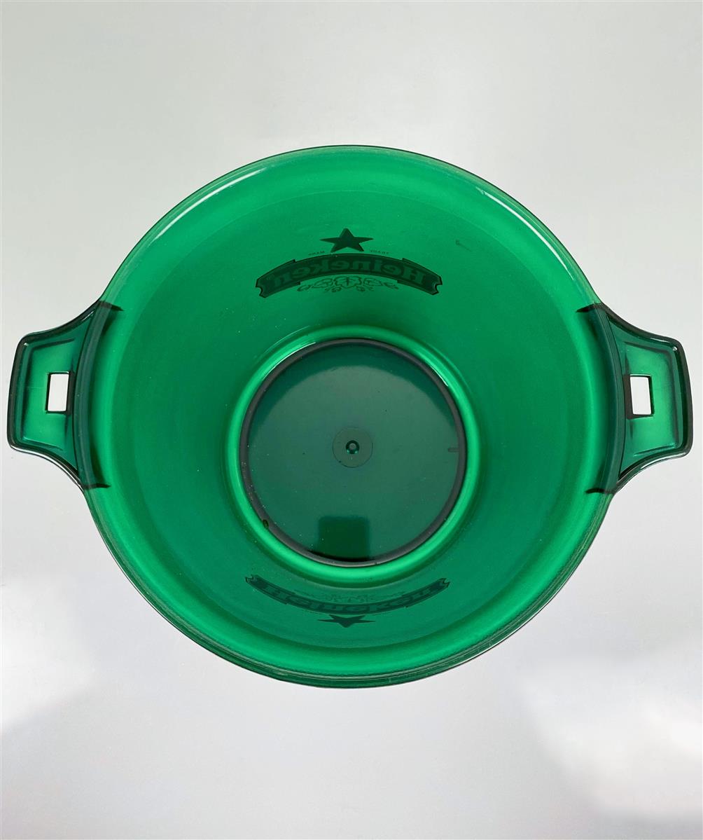 Heineken Beer Acrylic Bottle Cooler, Green, Round, Original Ice Cooler, Party – View 4