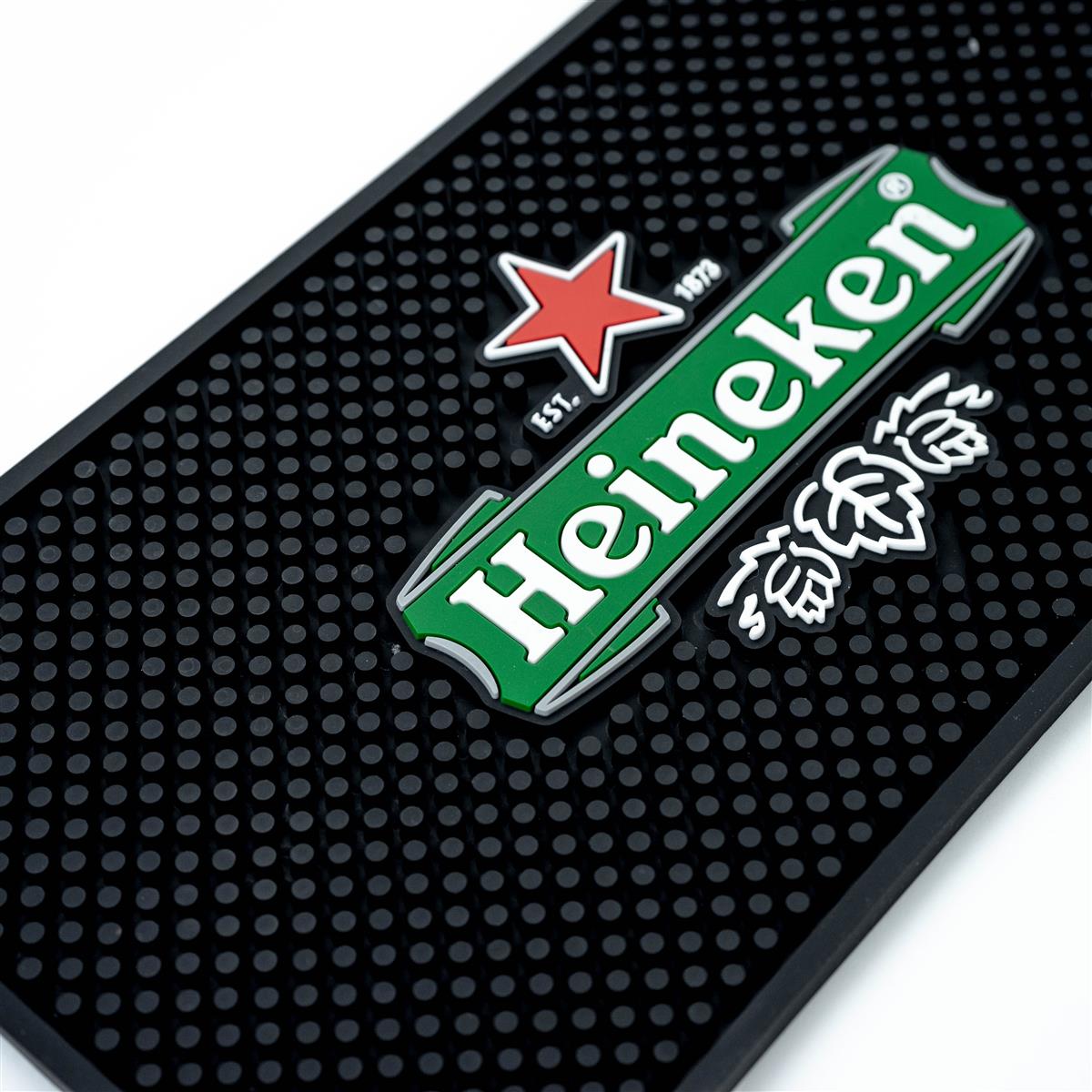 Heineken Beer Bar Mat Drip Mat Bar Accessories Black Large 60 x 17 – View 3