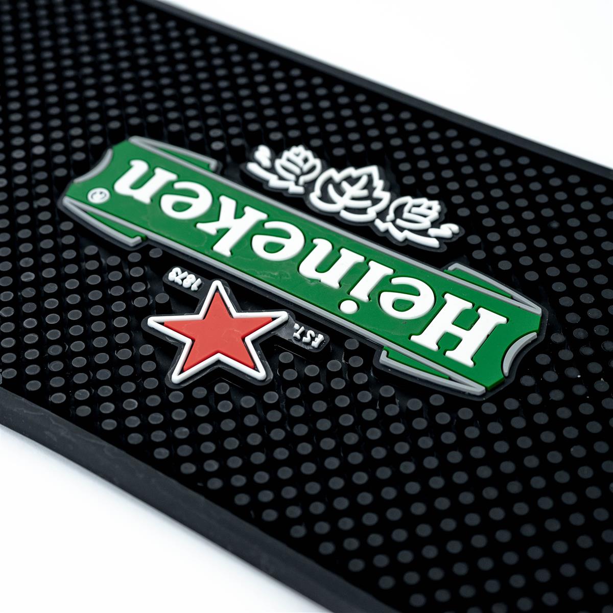Heineken Beer Bar Mat Drip Mat Bar Accessories Black Large 60 x 17 – View 4