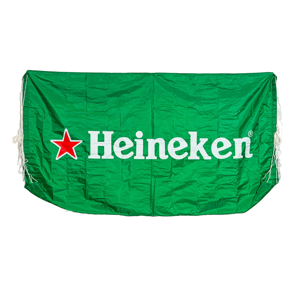 Heineken Beer Glass Flag 200x110 cm Green Polyester Banner Bag