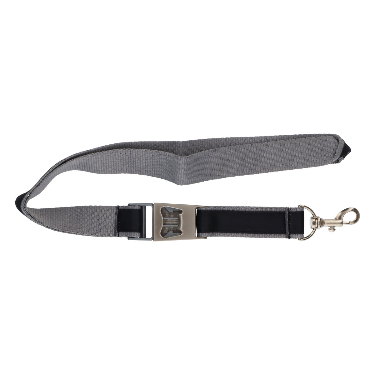 Heineken Beer Lanyard with Metal Buckle, Black/Gray, New, Blended Fabric – View 2