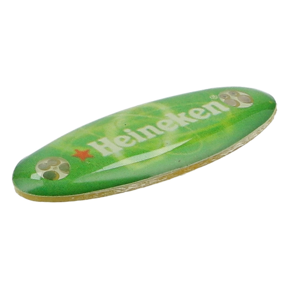 Heineken Beer Sticker: Anti-Radiation Cell Phone Sticker, Green Plastic