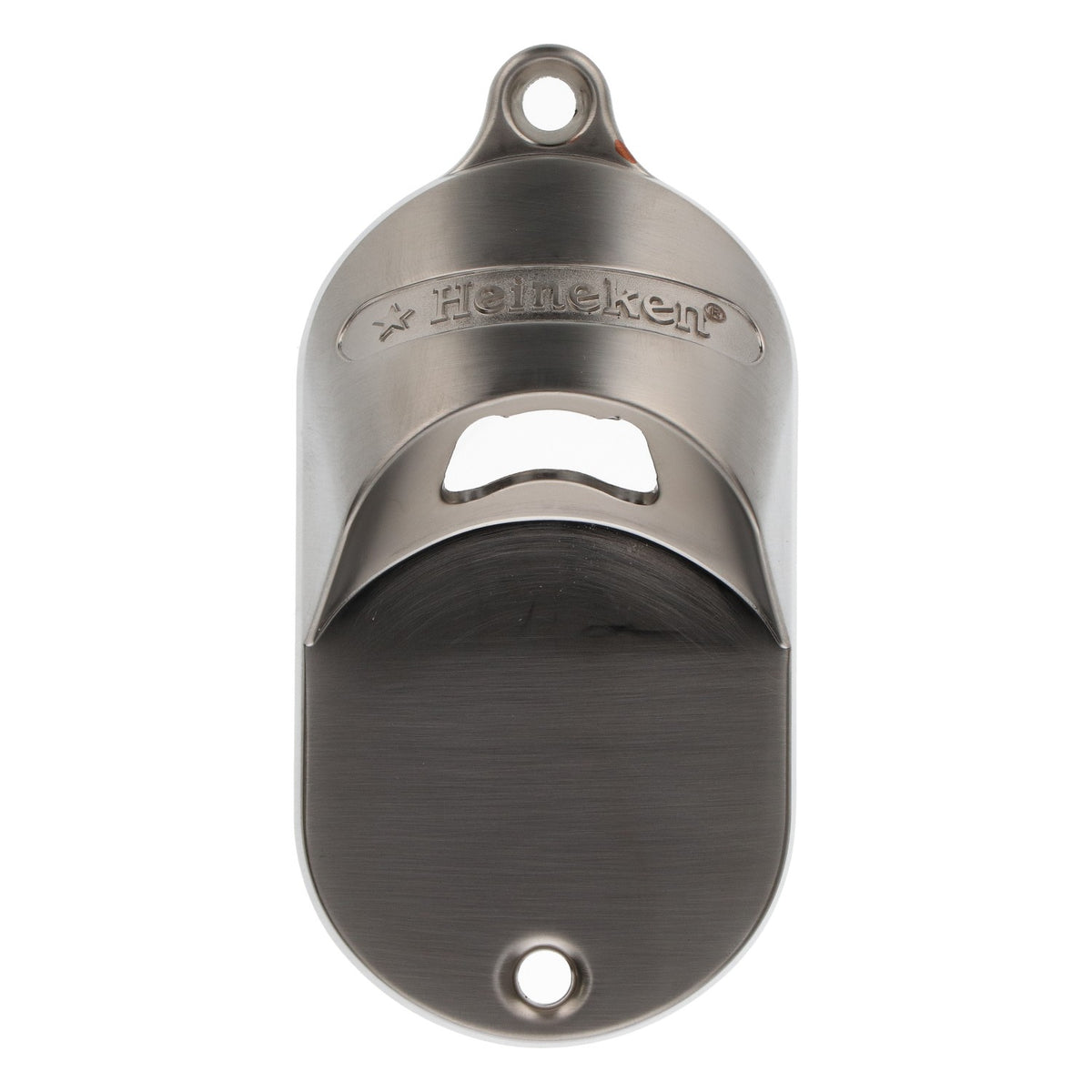 Heineken Wall-Mounted Bottle Opener, Stainless Steel, Silver, Bar Accessories