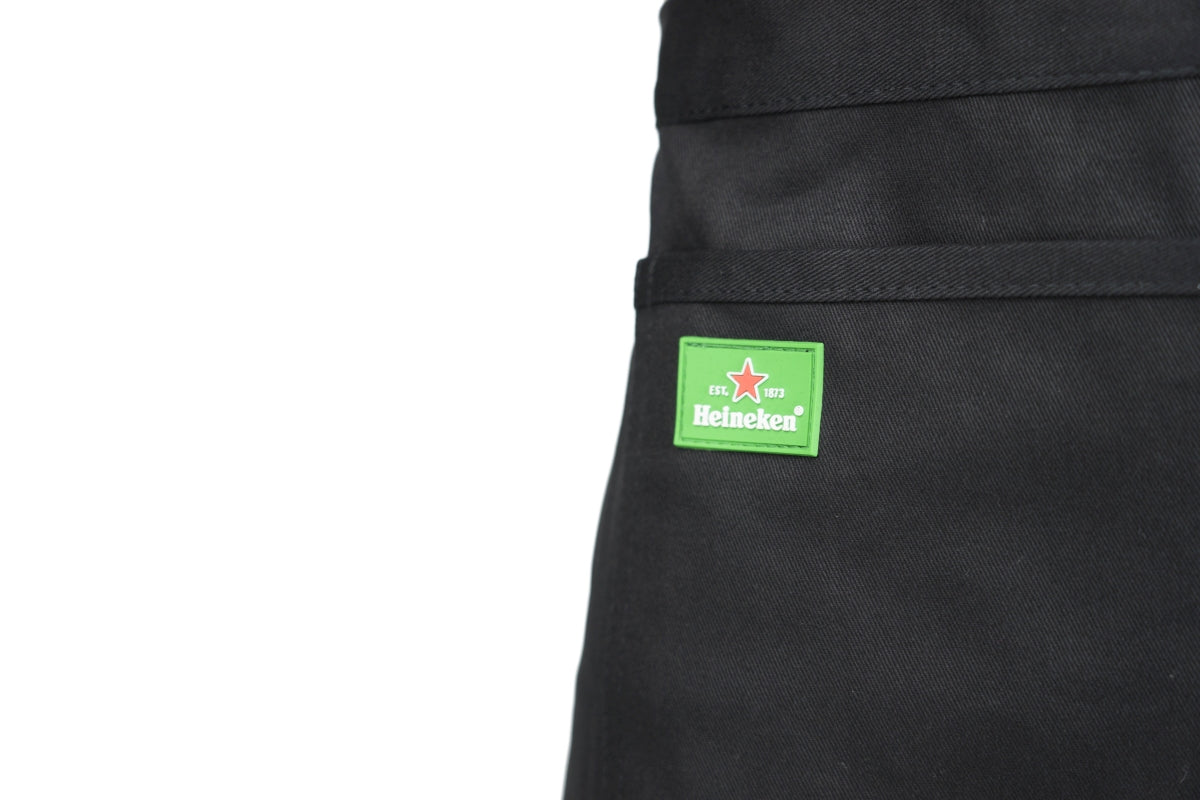 Heineken waiter apron, waist tie, short pocket, service, catering, bar, café – View 4