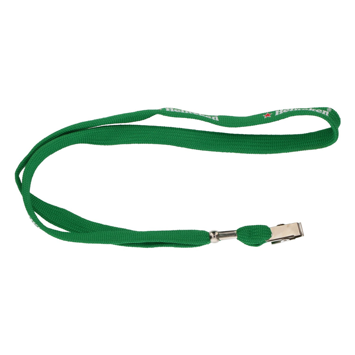 Heineken Lanyard (ID Strap) Green with Metal Clip - Original – View 2