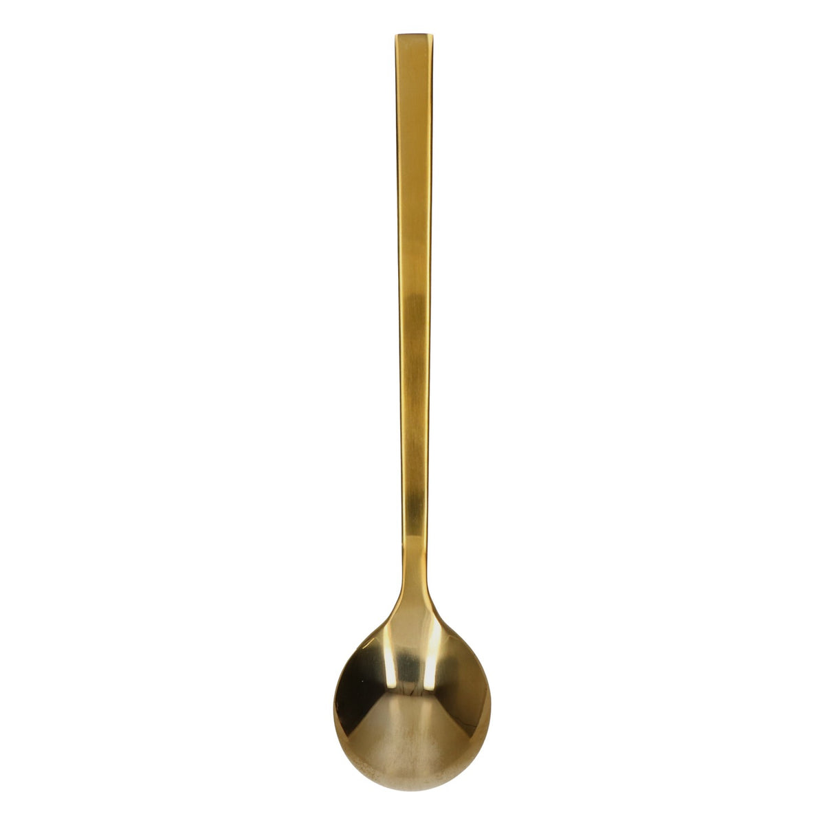 Heinz Food Spoon, Round, with Heinz Logo Engraving, Gold-Colored Metal – View 3