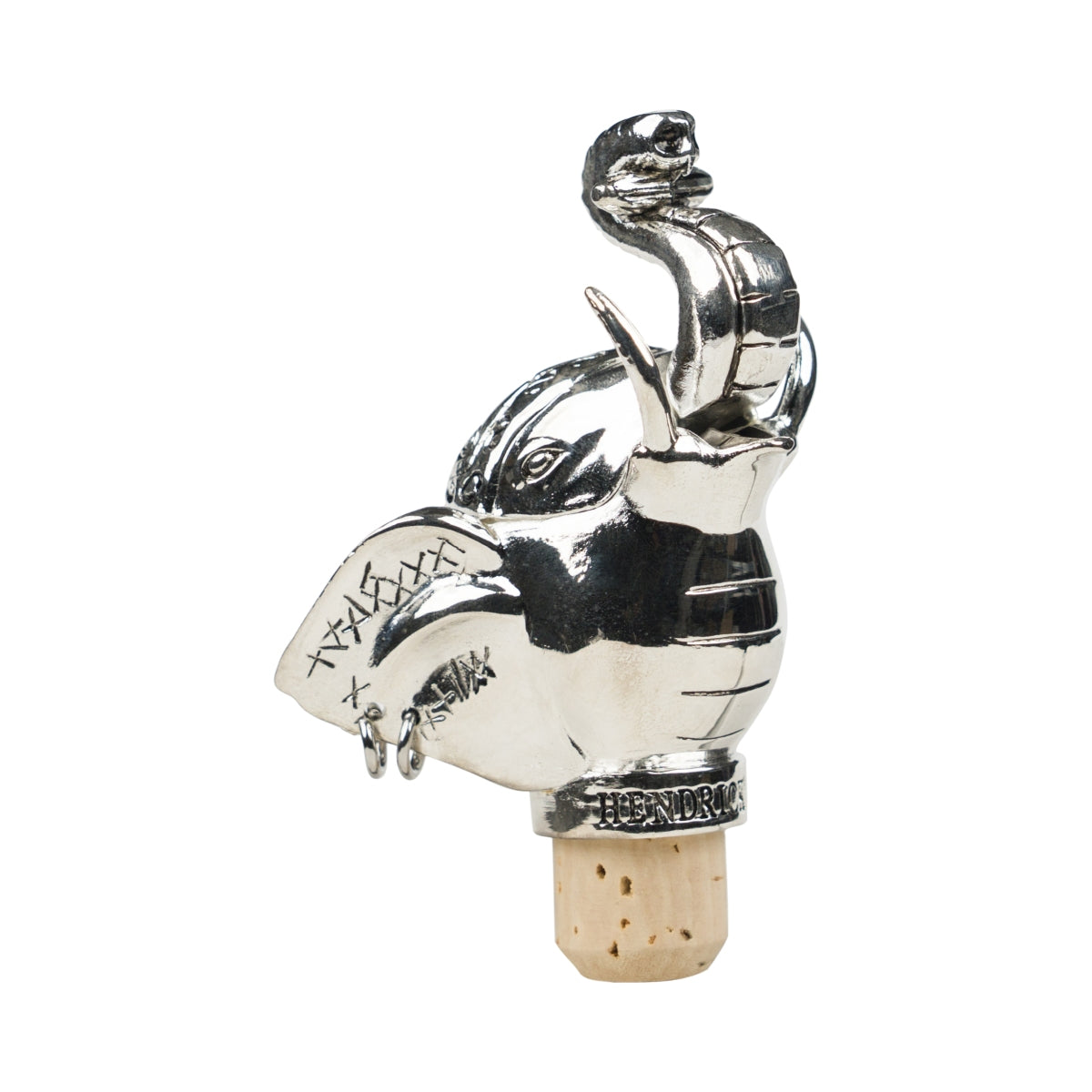 Hendricks Gin Elephant Metal Pourer Bottle Attachment  Dispenser Bar