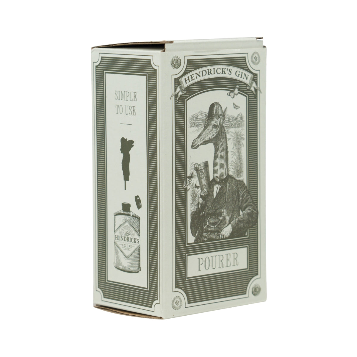 Hendricks Gin Pourer Giraffe Metal Pourer Bottle Top Dispenser – View 2