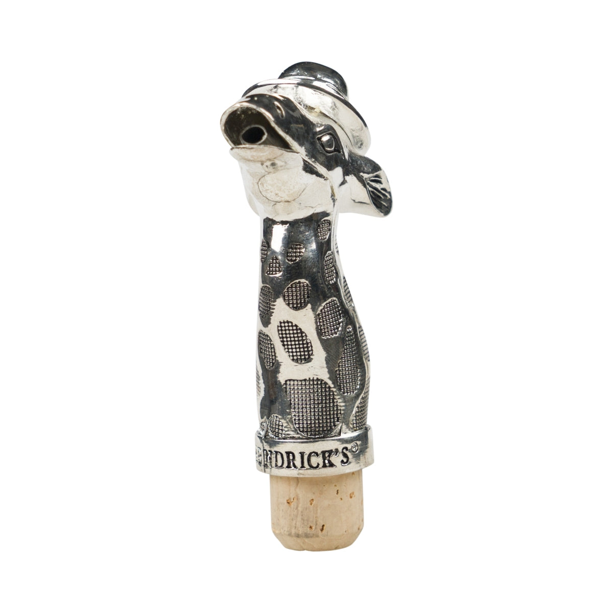 Hendricks Gin Pourer Giraffe Metal Pourer Bottle Top Dispenser – View 3