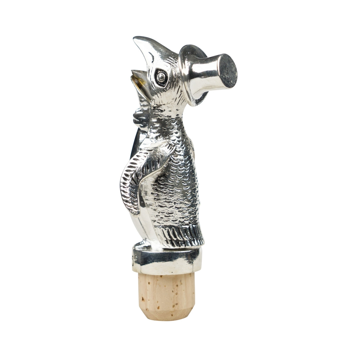 Hendricks Gin Penguin Metal Pourer Bottle Attachment  Dispenser – View 3