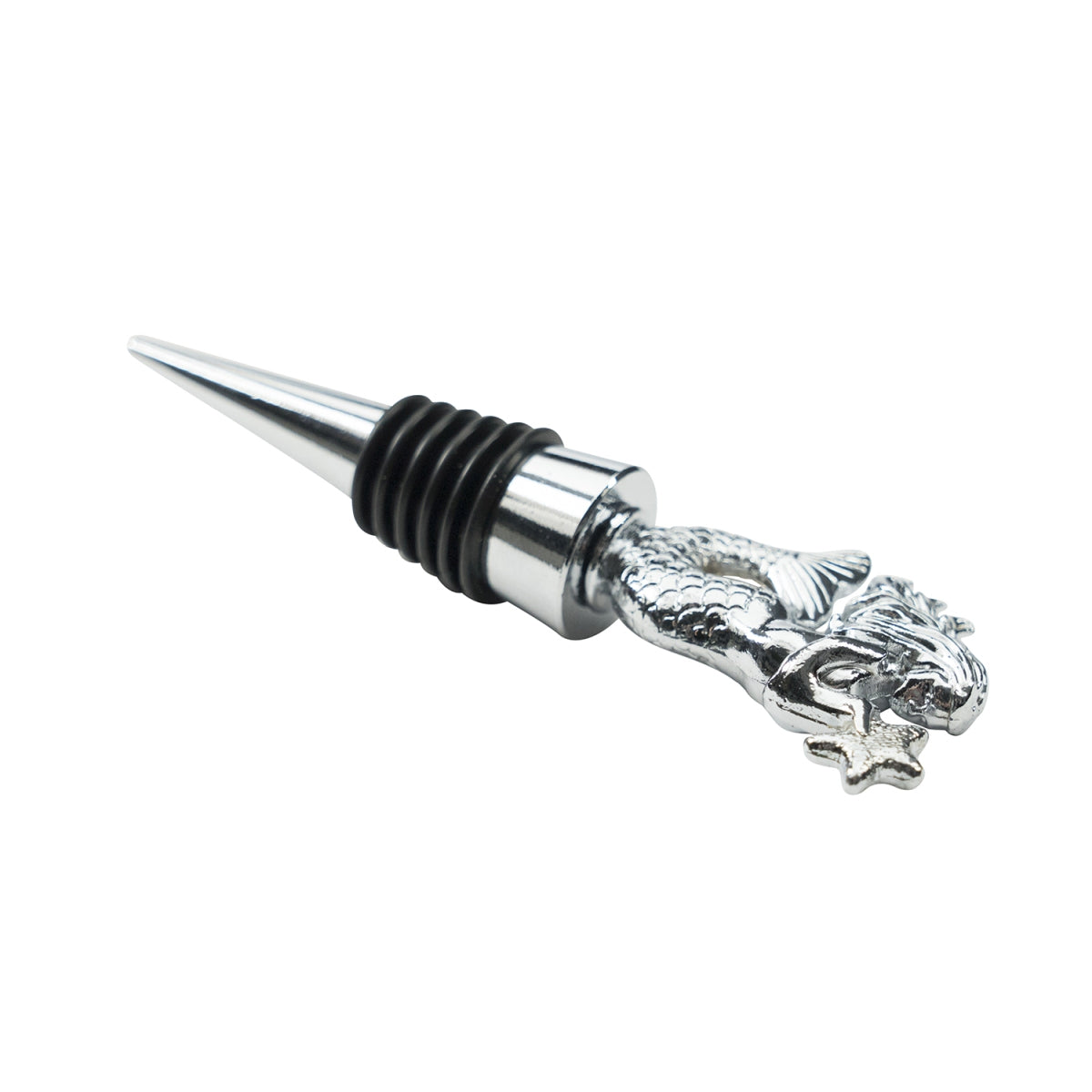 Hendricks Gin Bottle Stopper Neptunia Mermaid Bottle Stopper Cap Tonic Bar – View 2