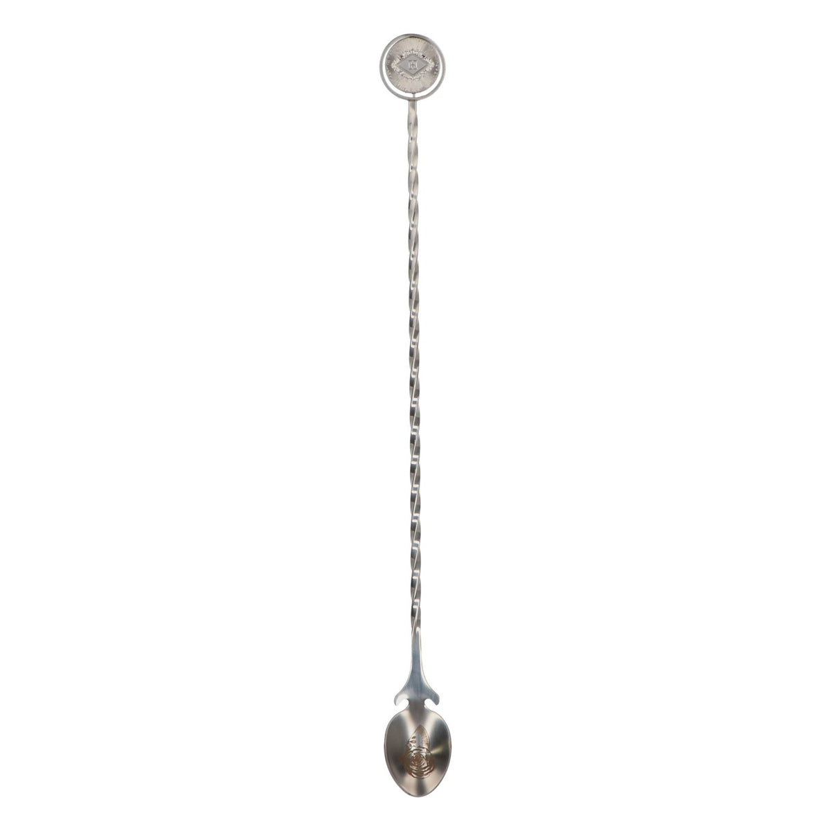Hendricks Gin Stirrer Bar Spoon, New, Stainless Steel, Silver, Cocktail Spoon, Stirring Stick