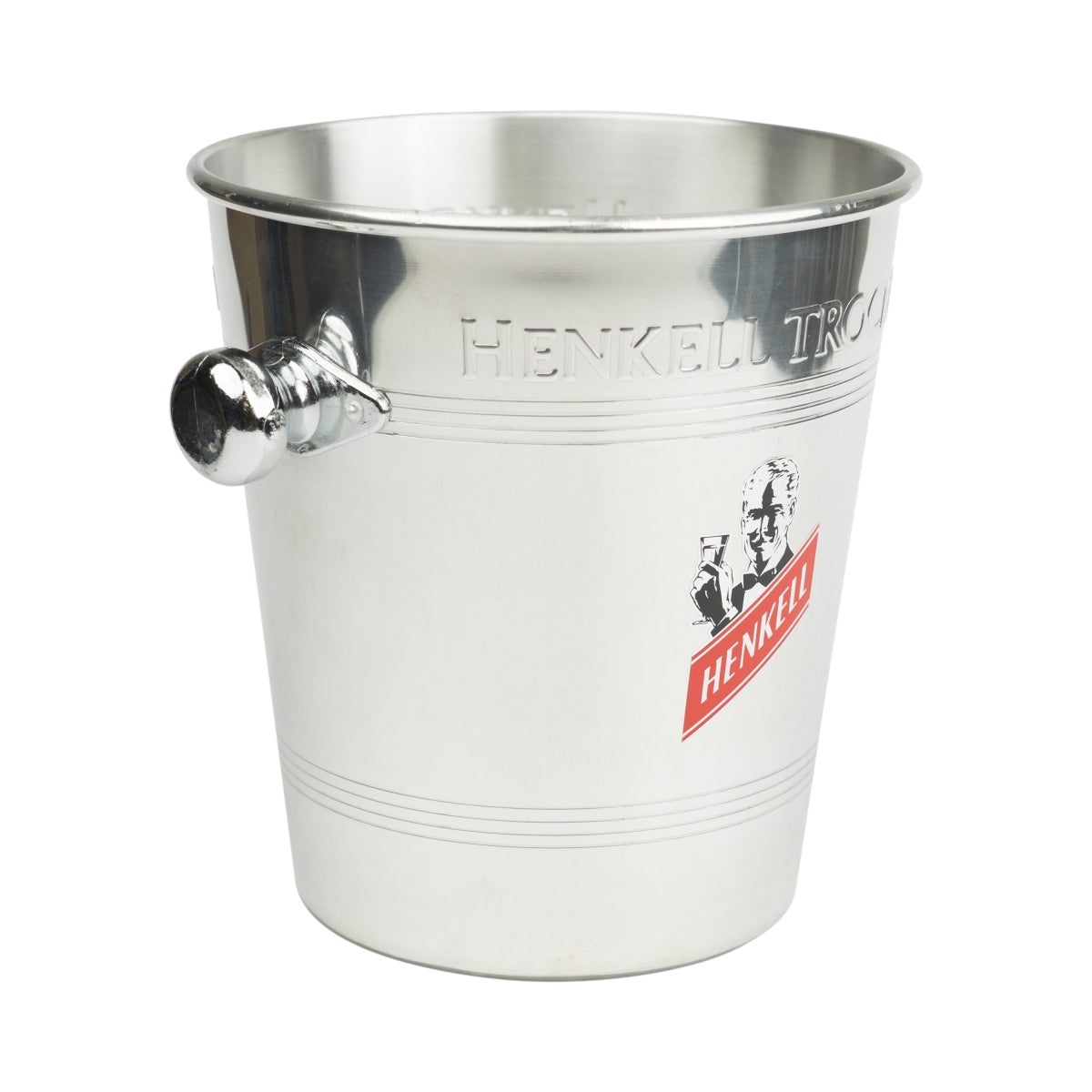 Henkel Sparkling Wine Cooler Metal Retro Bottle Ice Cube Box Container – View 2