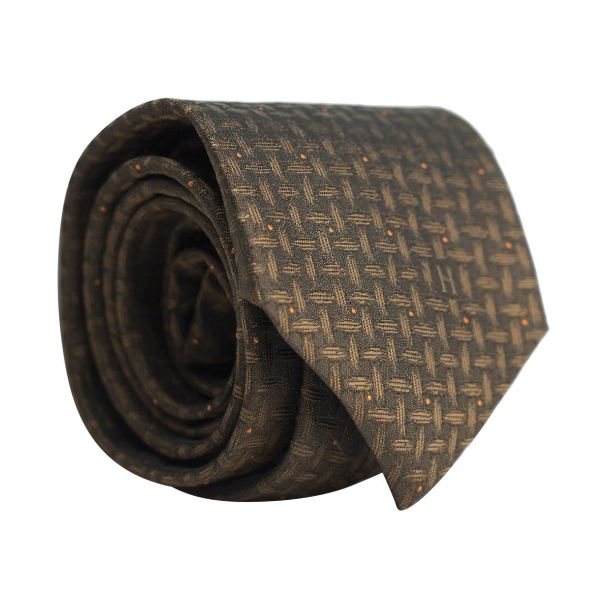 Hennessy Cognac Tie Brown Gift Collector Men's Suit Outfit Rare – View 2