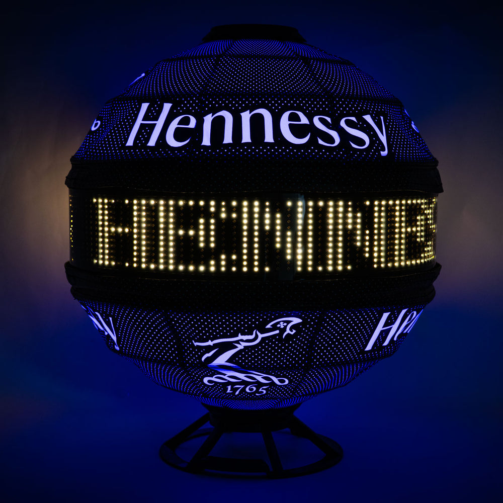 Hennessy Cognac LED Globe Illuminated Sign Bar Light