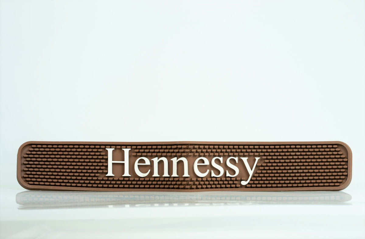 Hennessy Whiskey Bar Mat Drip Mat Bar Accessories Brown
