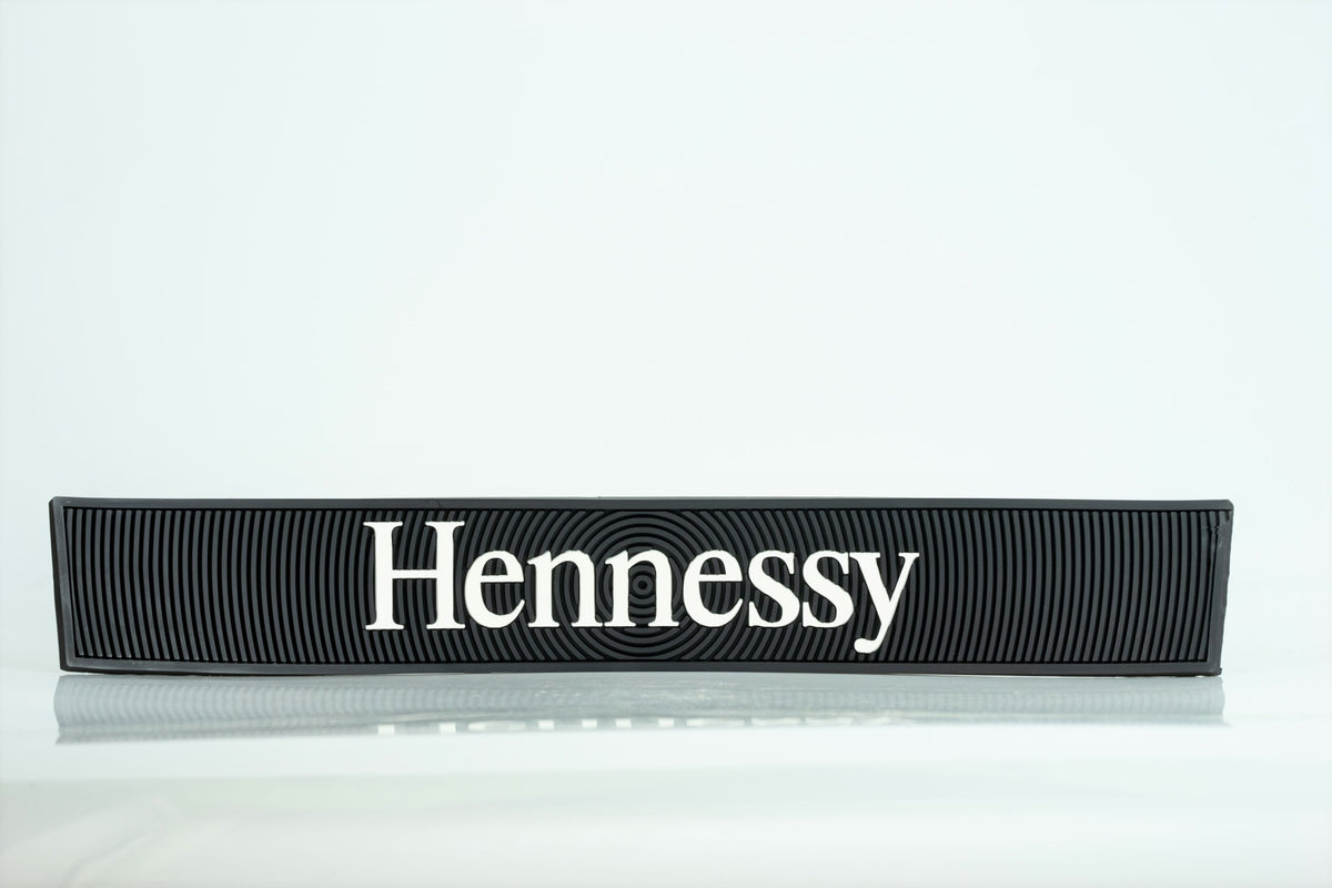 Hennessy Whiskey Bar Mat Drip Mat Bar Accessories Black