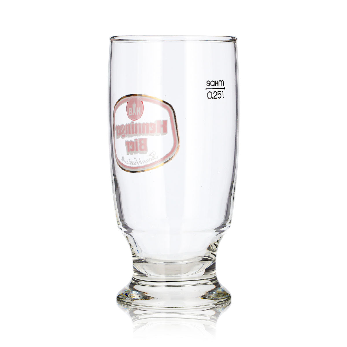 Henninger Beer Glass, 0.25 L Mug, Red Logo, Sahm – View 4