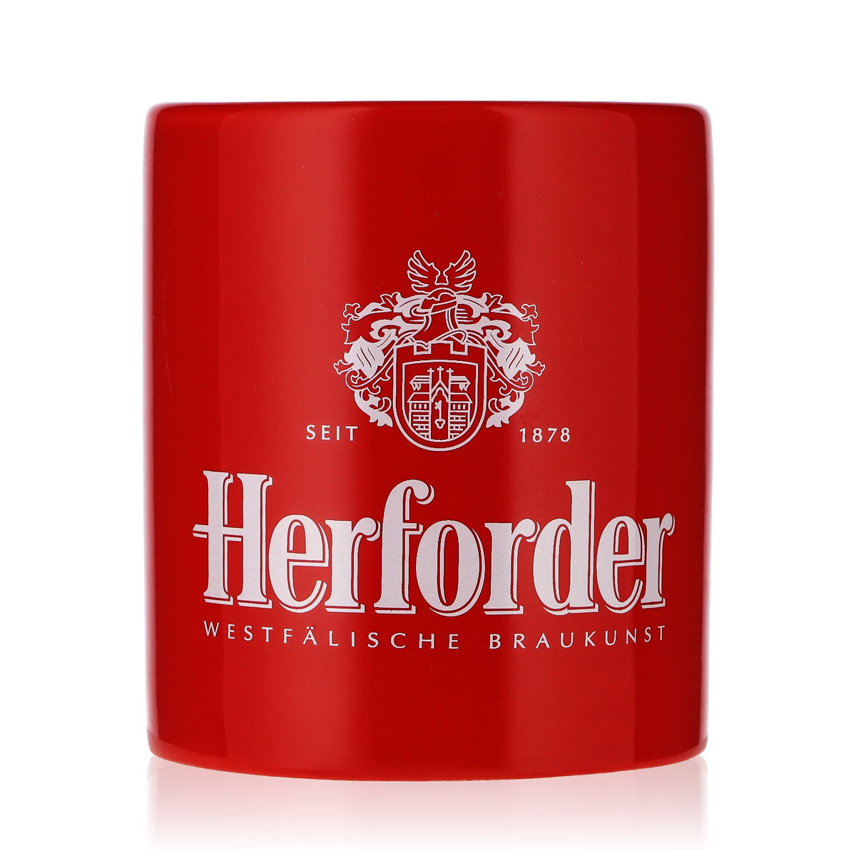 Herforder Brewery Beer Porcelain Coffee Mug Beer Punch Red