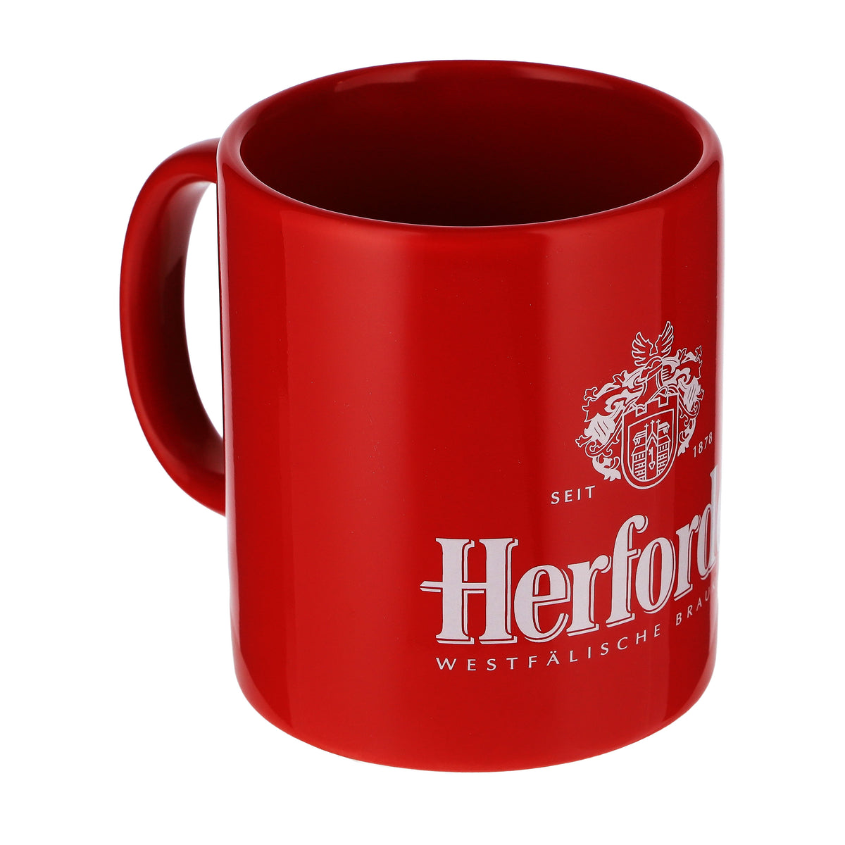 Herforder Brewery Beer Porcelain Coffee Mug Beer Punch Red – View 2