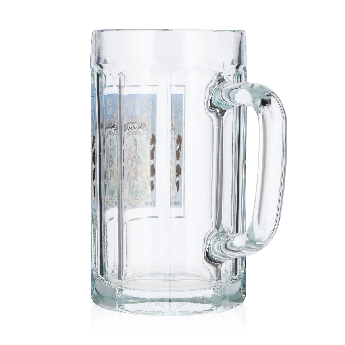 Herrnbräu Beer Glass, 0.5-liter Mug, Ingolstadt Sahm – View 4