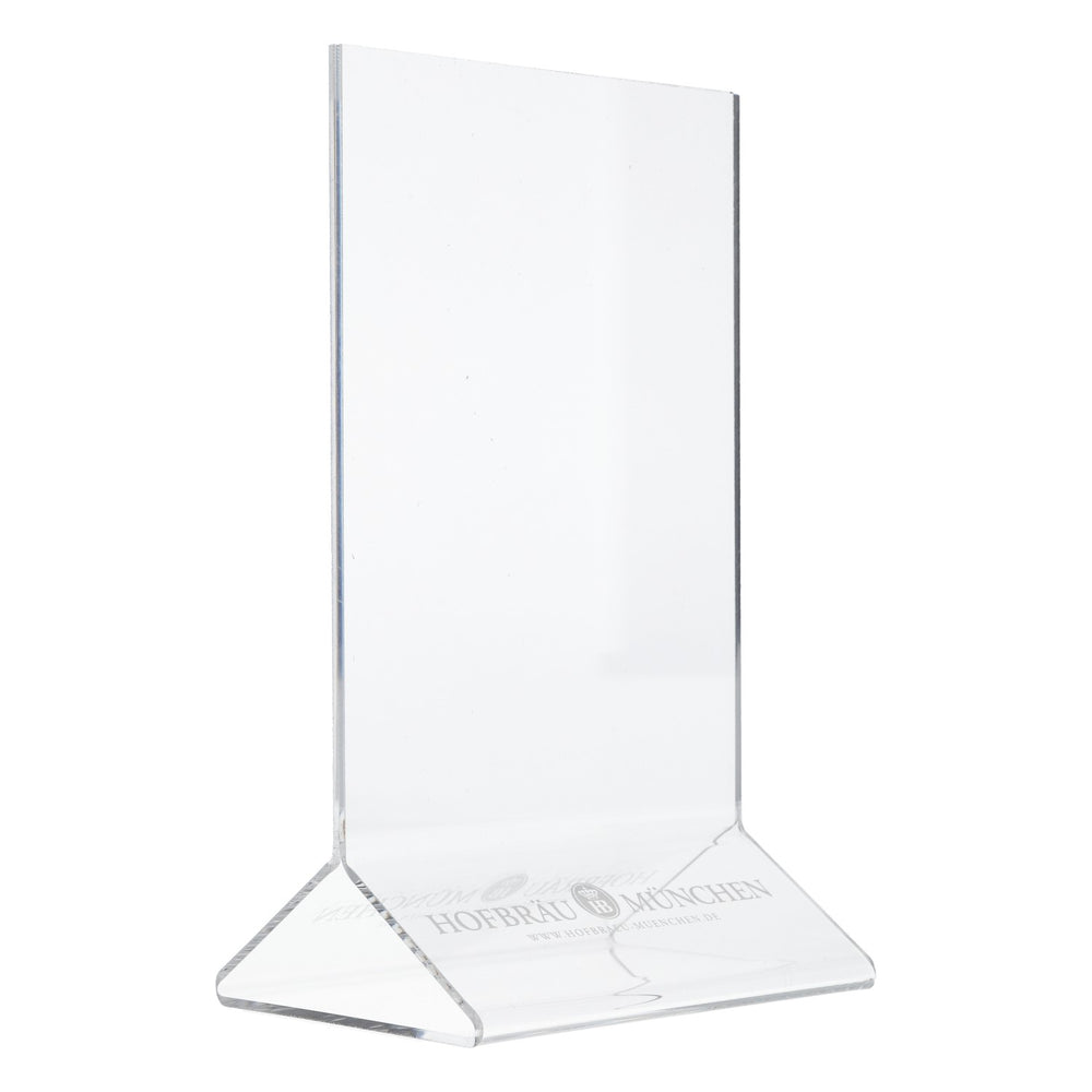 Hofbräu Beer Munich Acrylic Place Card Holder Table Display Stand