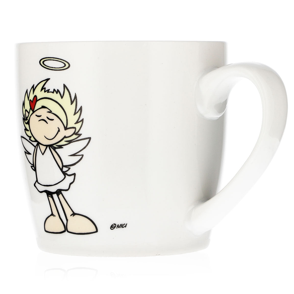 Höllensprudel Water Glass 0.3 L Coffee Cup Angel Ceramic Cup – View 2