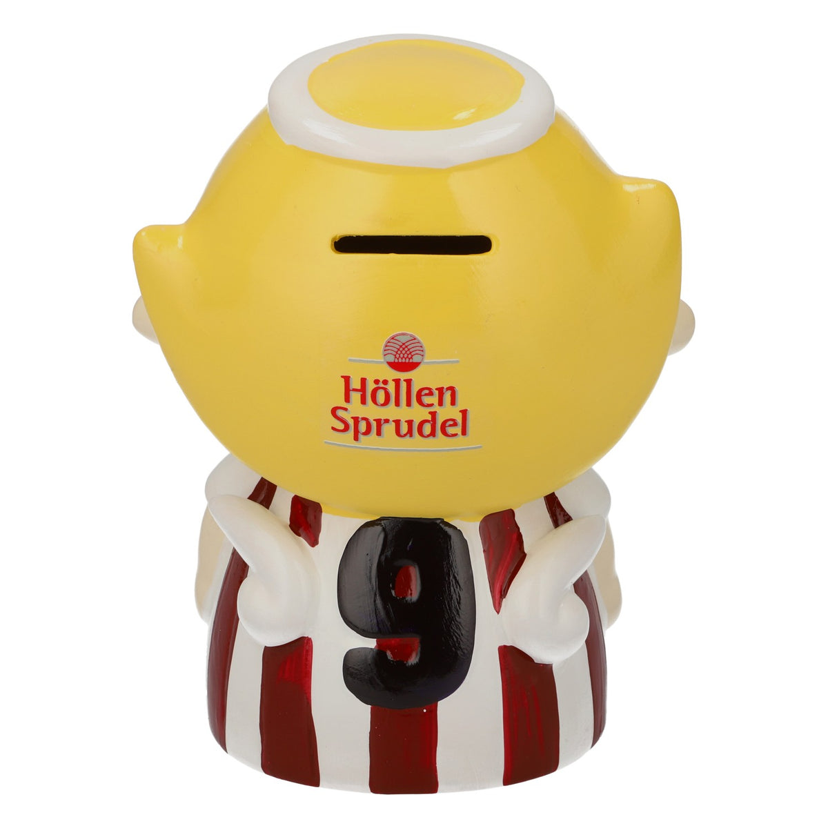 Hell's Bubble Water Piggy Bank, Angel, White/Yellow, Ceramic – View 3