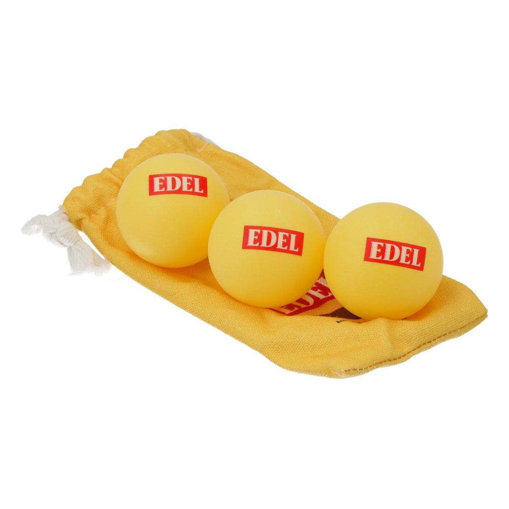 Holsten Beer 3-pack Table Tennis Ball Beer Pong Balls in "Edel" Fabric Bag