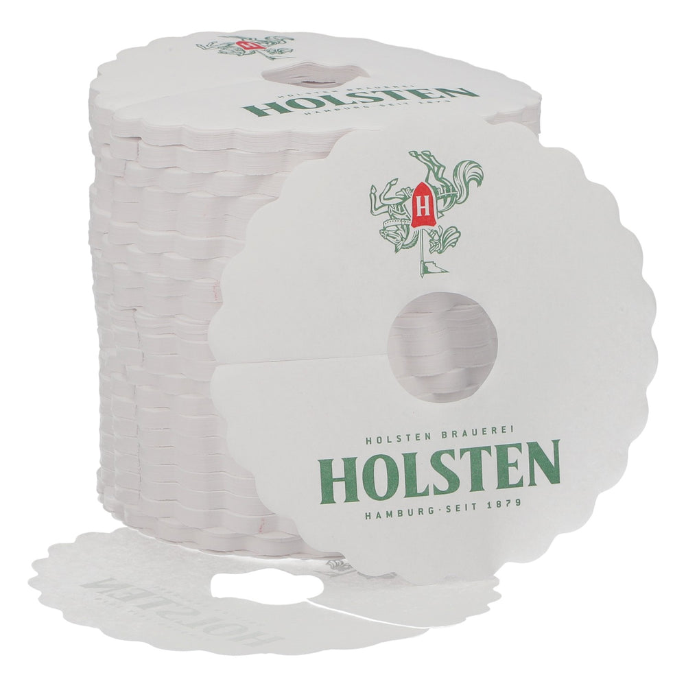 Holsten Beer Coasters, Paper Drop Cloths, New, White, Beer Coasters