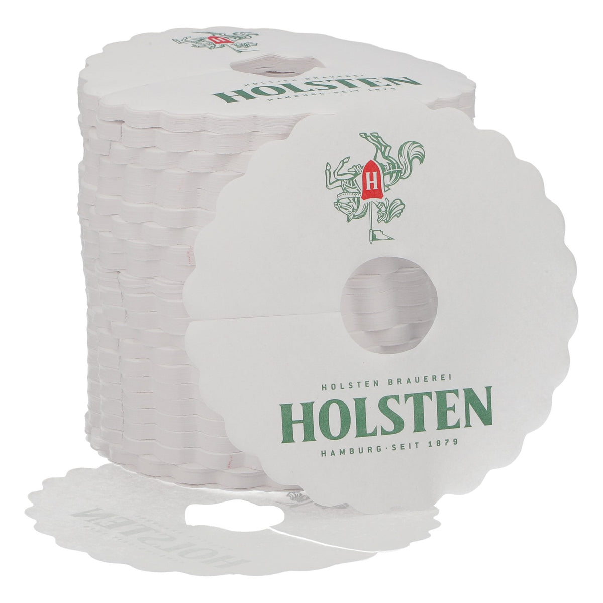Holsten Beer Coasters, Paper Drop Cloths, New, White, Beer Coasters