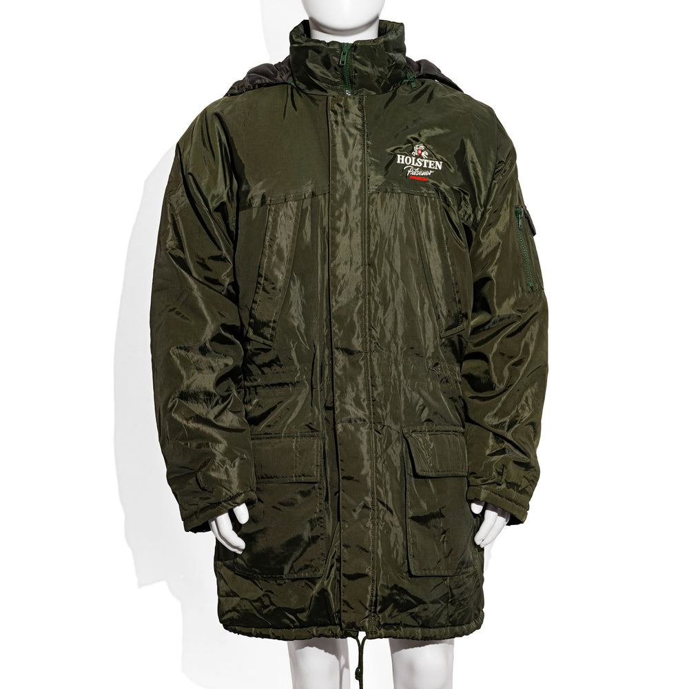 Holsten Pilsener Beer Functional Jacket Winter Jacket Dark Green Size L