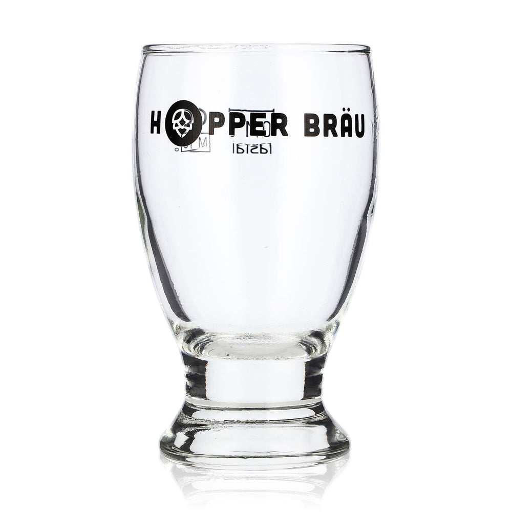 Hopper Bräu Beer Glass Stamper 0.1 L Goblet Glass Mini Rastal Beer Glass Pilsner Glass Pint