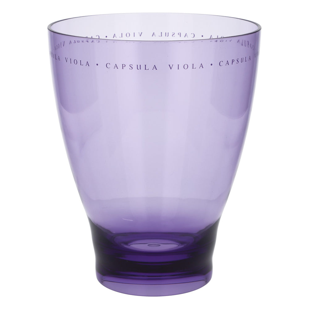 Italesse Wine Bottle Cooler Ice Cube Tray Capsula Viola Purple Transparent